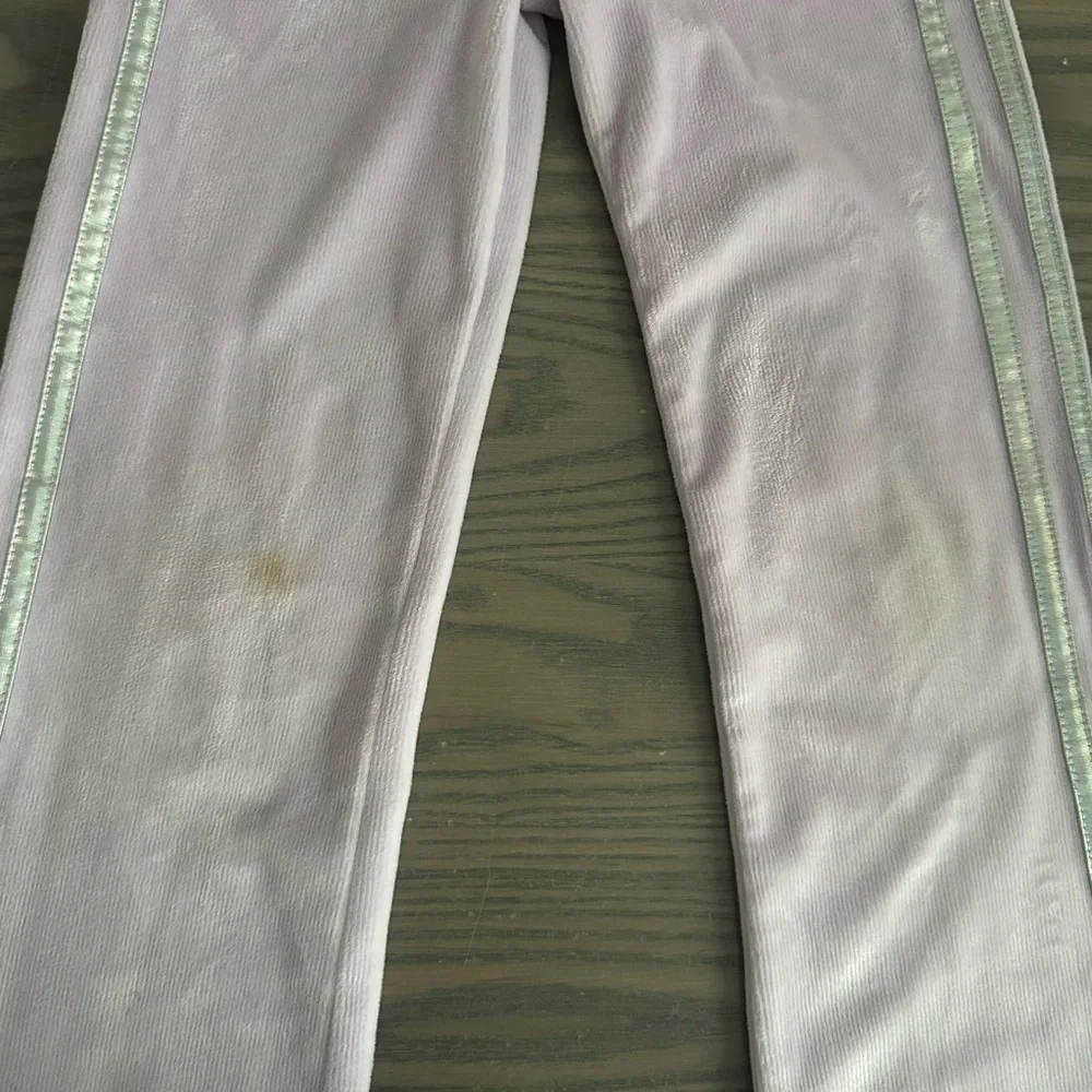 ADIDAS GIRLS VELOUR SWEATSHIRT AND SWEATPANTS